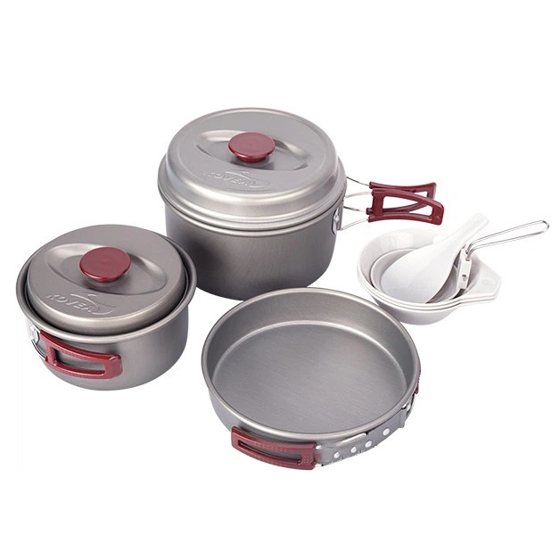 Набор посуды туристический Кемпинг, Походная посуда для приготовления, Качественная посуда для кемпинга DE-66 Ивано-Франковск - изображение 2