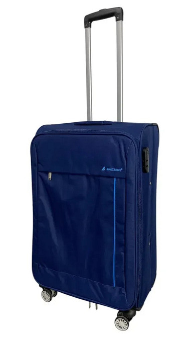 Чемодан тканевый MADISSON 35703 средний 67 см синий 4 колеса Киев - изображение 1