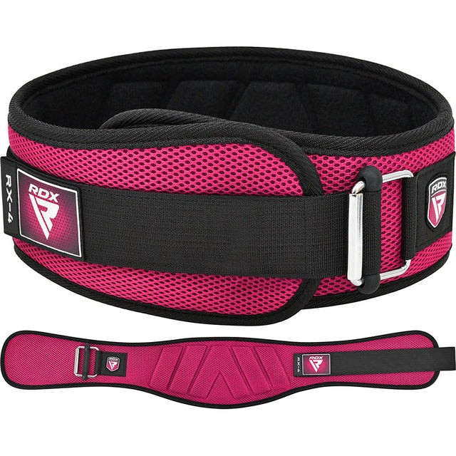 Пояс для важкої атлетики RDX RX4 EVA Curve неопреновий PINK-XS Кам'янське - фото 1