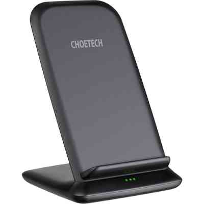 Зарядний пристрій Choetech 15W Fast Wireless Charging Stand 2coils black (T555-F-BK) Вінниця