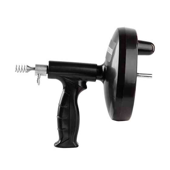 Інструмент для чищення труб, трос 6 мм × 4 м, кручений загострений наконечник INTERTOOL HP-1008 Киев