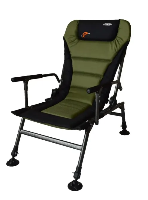 Крісло рибальське,карпове Novator SR-2 Comfort + Підставка Novator POD-1 Comfort SBR Київ - фото 12