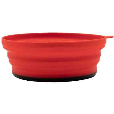 Миска туристична Tramp силіконова з пластиковим дном 550 мл (UTRC-123-terracota) Вінниця