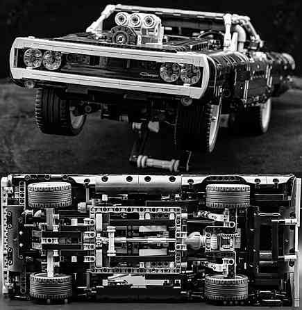 Конструктор LEGO машинка Додж Чарджер "Форсаж" 1077 деталей Techn. Київ