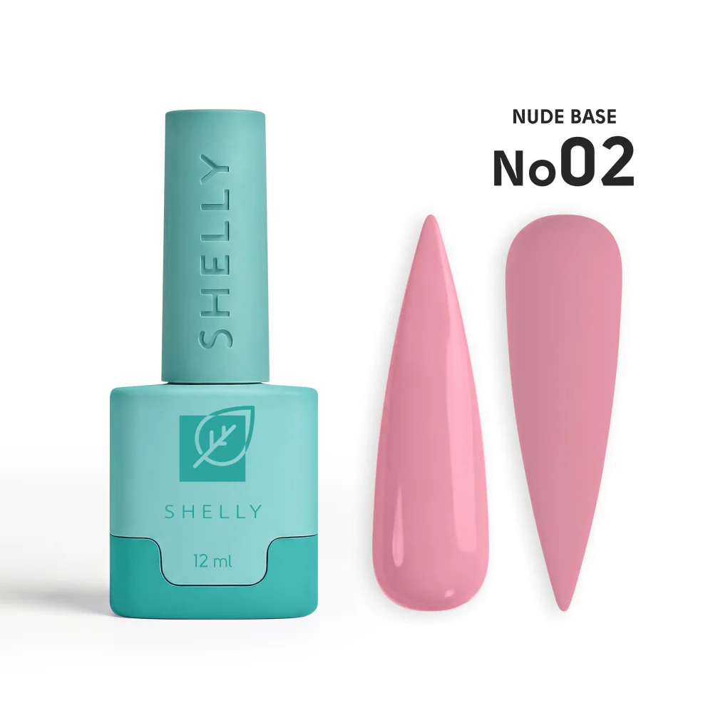 Камуфлирующая база для гель-лака 02 Nude Base Shelly 12 мл Киев - изображение 3