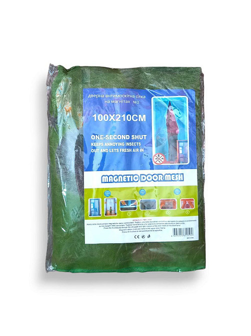 Сітка москітна на двері на магнітах 210*100 см Харків - фото 2