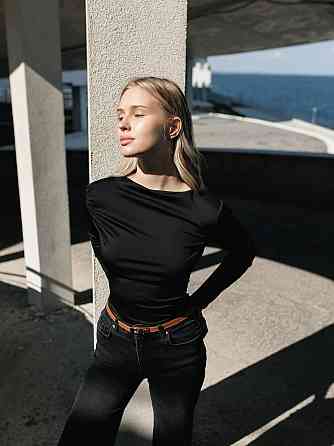 Женский базовый боди с драпировкой микро дайвинг Одесса