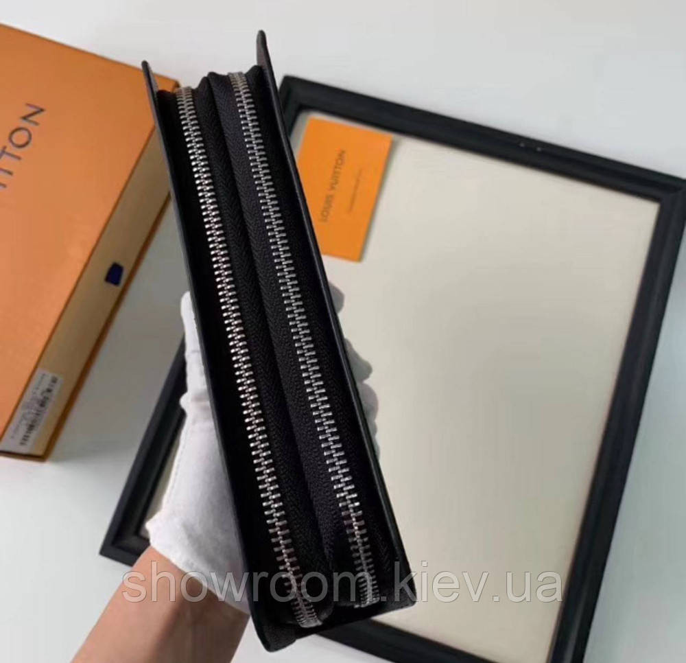 Мужской брендовый клатч барсетка LV (2012) dark grey Киев - изображение 5