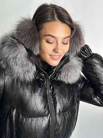 Наушники меховые женские из блюфроста Серый Харьков