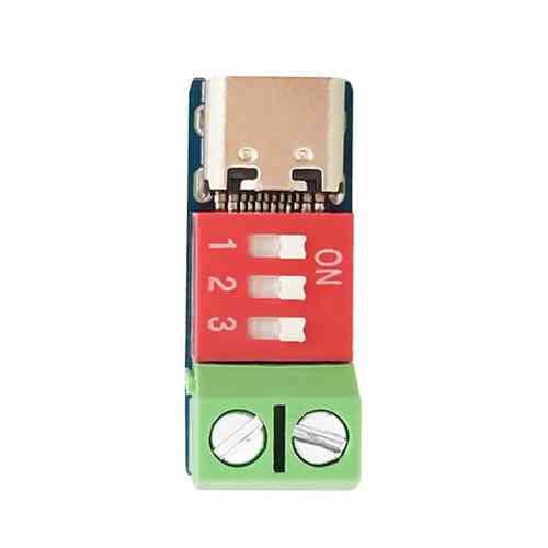 Триггер быстрой зарядки Type-C PD QC 5-20В, Dial-код, до 100Вт, CH224K Киев