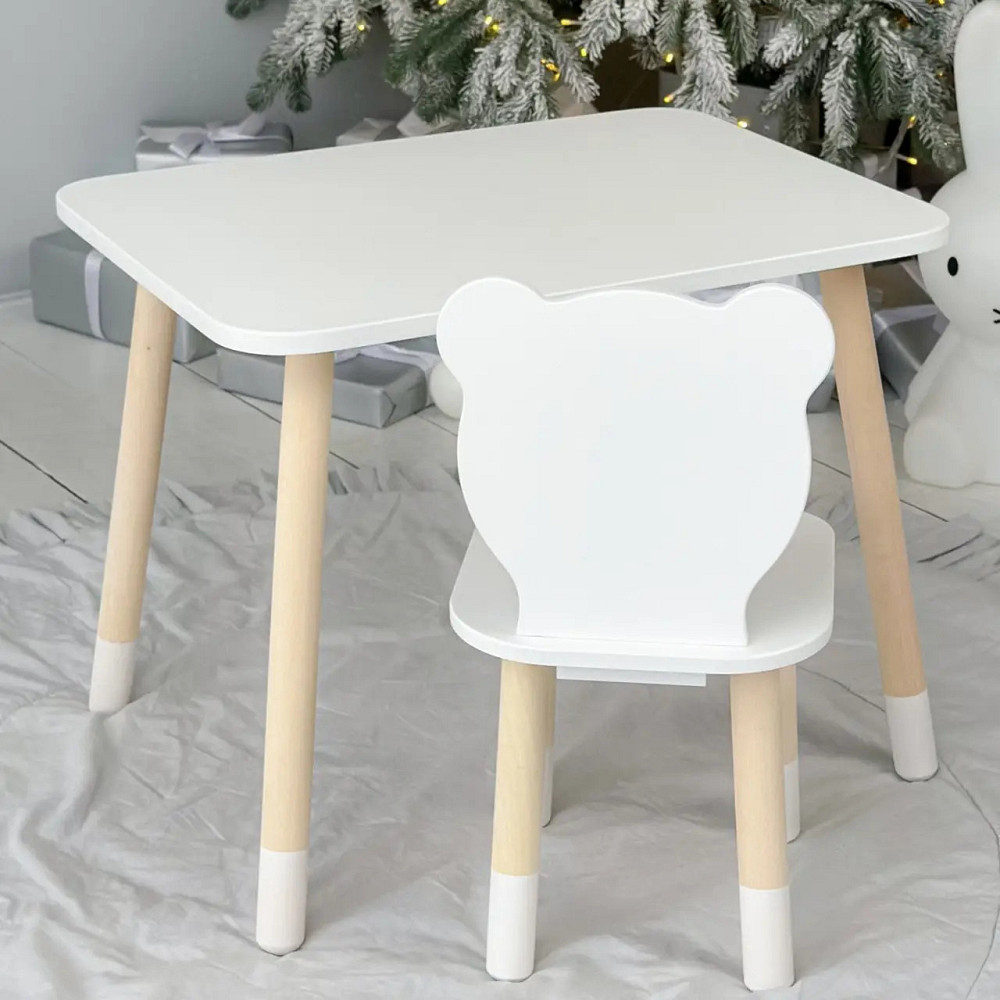 Детский комплект мебели столик и стульчик для рисования, столик из дерева для малыша для обучения и творчества Киев - изображение 4
