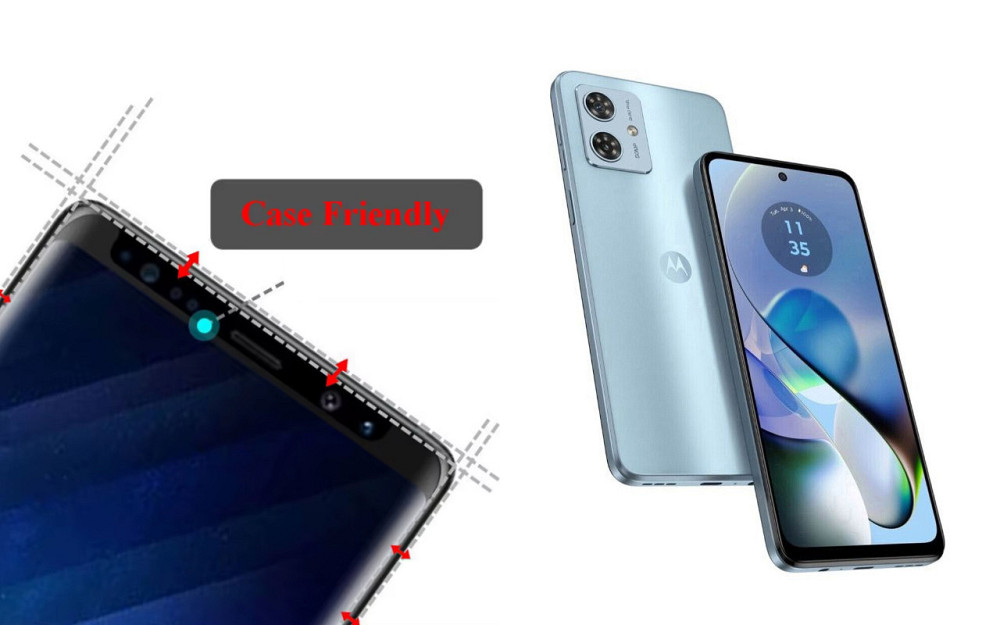 Захисне скло HyperGlass Pro для Motorola Moto G54 5G, Moto G54 5G Power – максимальна чутливість та захист Київ - фото 4
