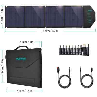 Портативна сонячна панель Choetech 80W (SC007) Вінниця