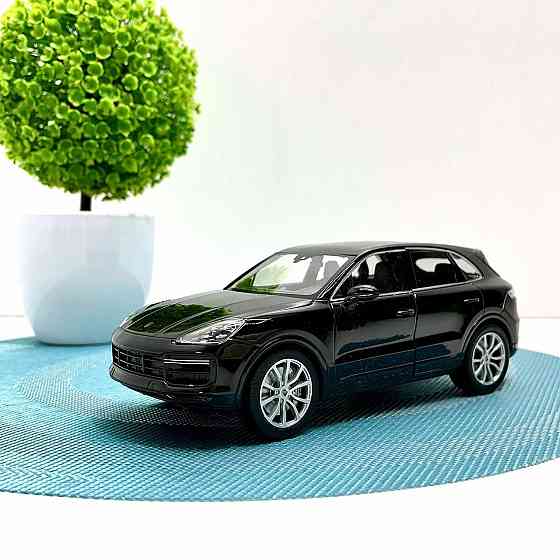 Машина Welly Nex Porsche Cayenne 1:24 інерційна відкриваються двері Вид 2 Чорна (24092W) Чернігів
