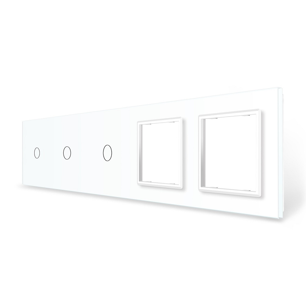 LIVOLO Рамка 5-постова для трьох 1-сенсорних вимикачів і двох розеток (1-1-1-0-0) LIVOLO, загар Коломыя - изображение 1