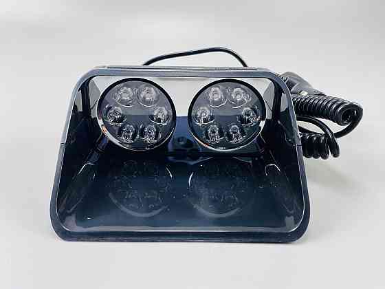 Маячок проблисковий S12-A стробоскоп 9-80V 10 led діодів синій+червоний спалах автомобільна мигалка Мукачево