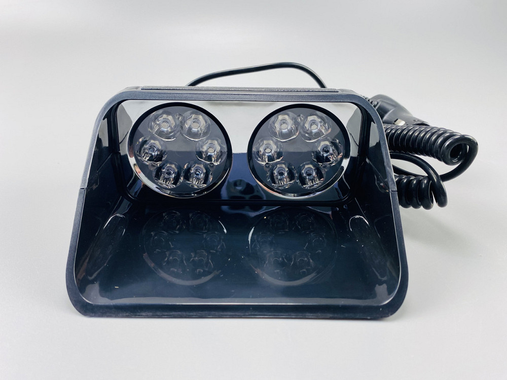 Маячок проблисковий S12-A стробоскоп 9-80V 10 led діодів синій+червоний спалах автомобільна мигалка Мукачево - фото 6