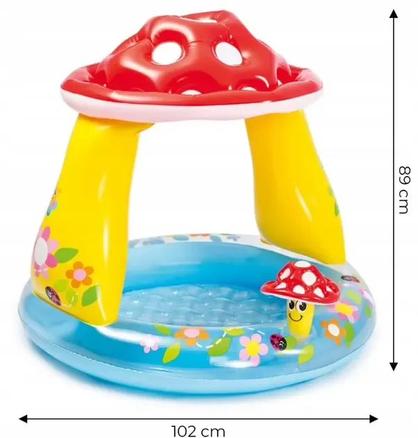 Надувной бассейн Intex Грибочек 102 x 89 см 57114 Коломыя - изображение 3