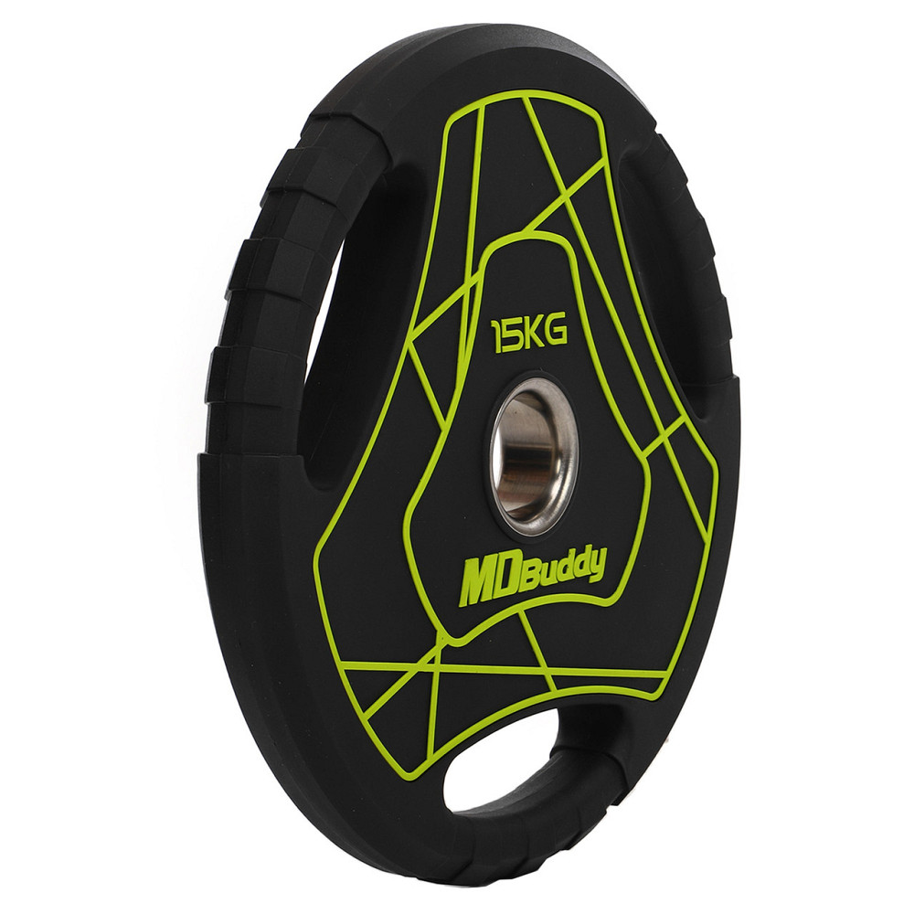 Блин (диск) полиуретановый 15 кг 51 мм MD Buddy-9647-15 Киев - изображение 5
