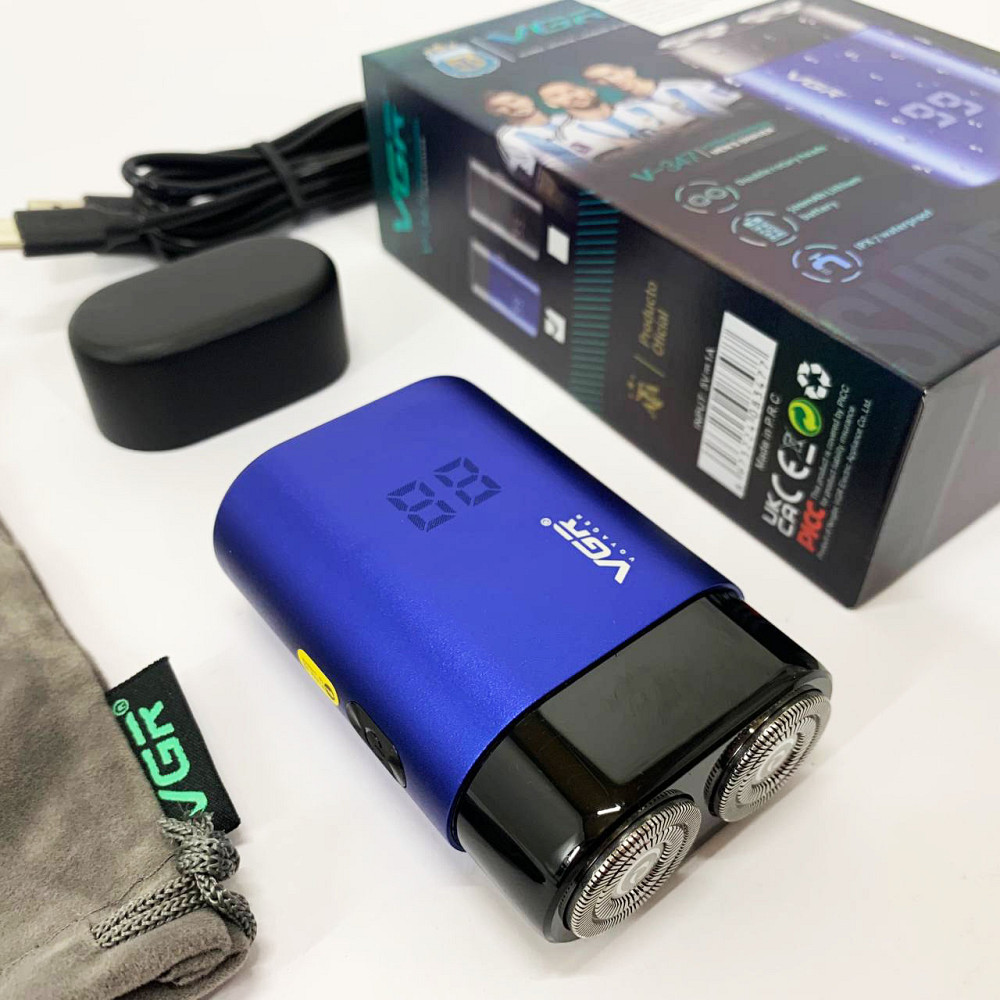 Професійні електричні бритви VGR V-347, Електрична бритва для догляду за бородою, Бритви акумуляторні AD-15 Львів - фото 2