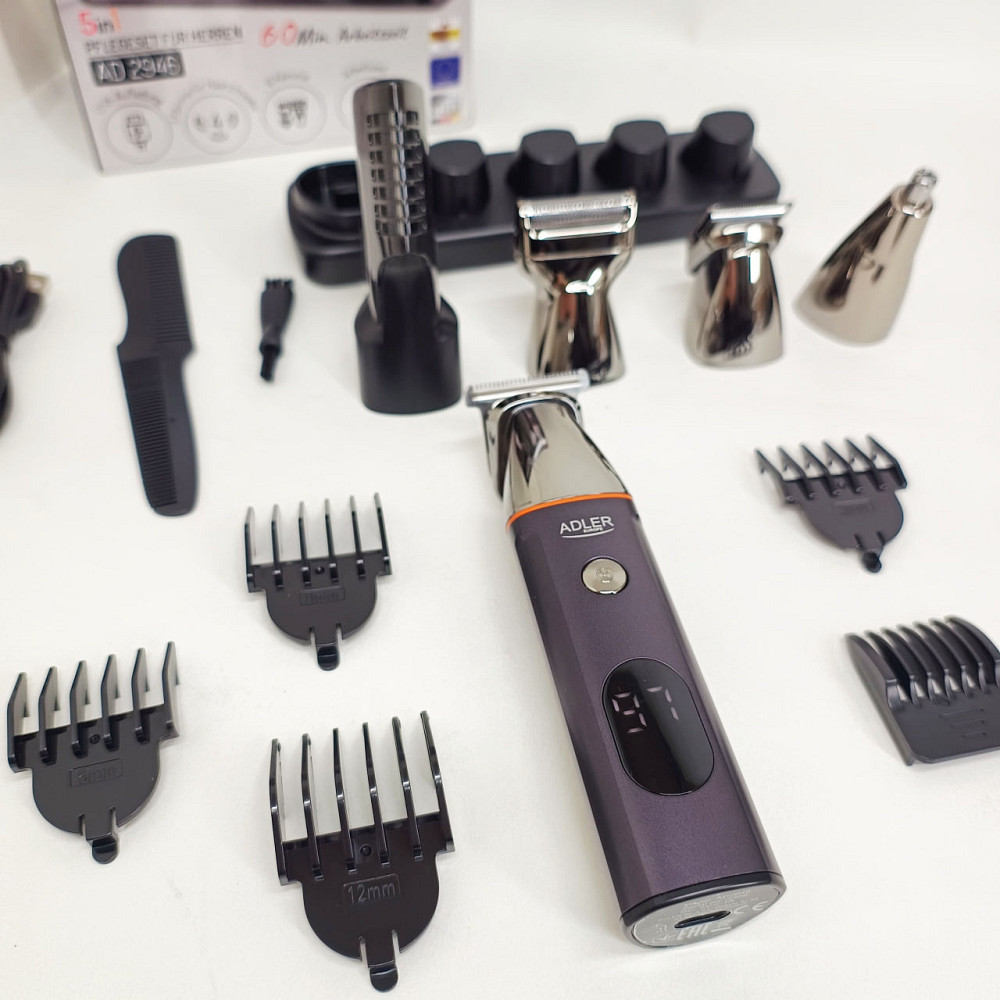 Бритва сеточная профессиональная, Электрическая бритва триммер для бороды, Бритвы электрические EF-19 Львов - изображение 6