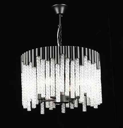 Люстра підвісна кришталева S2489/4, Чорний Коломия