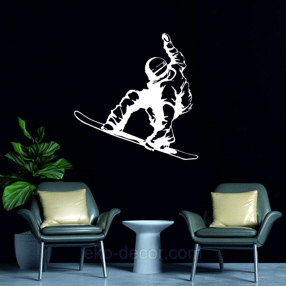 Декоративне настінне Панно «Сноуборд», Декор на стіну Київ - фото 3