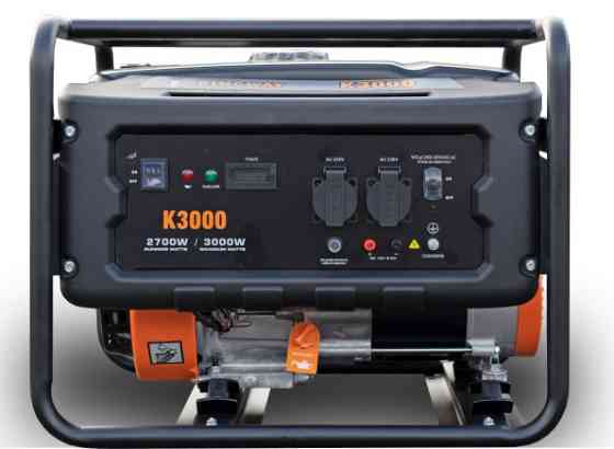 Генератор 3 кВт 220 В бензиновий однофазний ручний запуск надійний Одеса