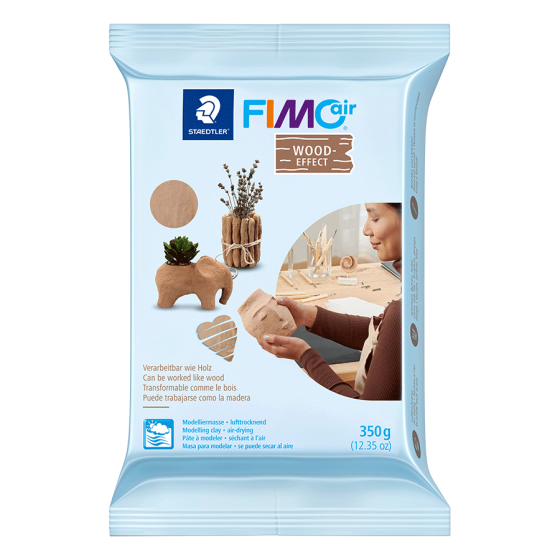 Пластика самозастигаюча ефект дерева 350 г Fimo Air Киев