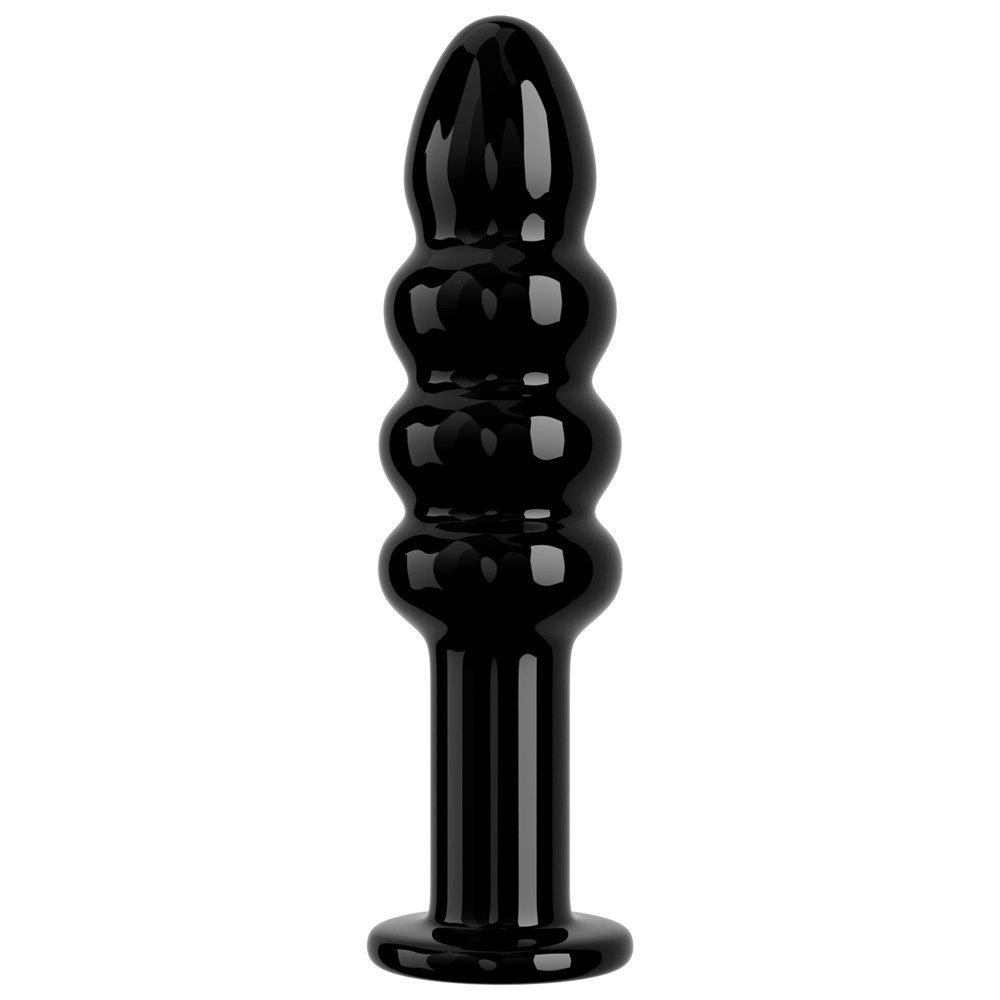 Стеклянный фаллоимитатор 5.5 GLASS ROMANCE CZARNY Sex Aura Киев - изображение 2