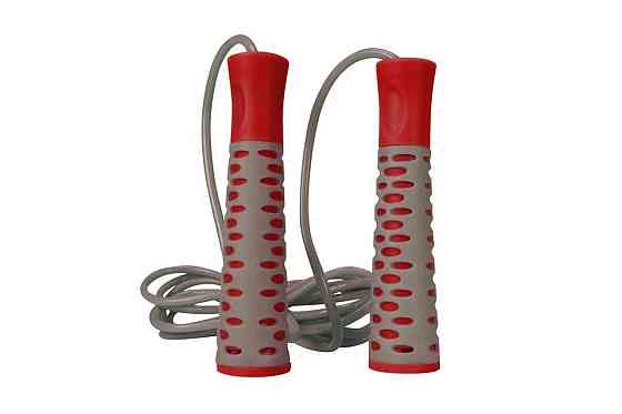Скакалка PowerPlay 4206 Jump Rope PRO+ Сіро-червона (2,75m.) Кам'янське