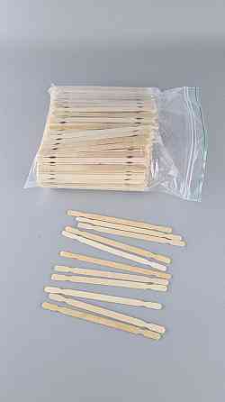 Мішалка фігурна Дерев'яна 14 см*1,2 мм*5,6 мм 700 шт 600 гм (1 пачка) Харків