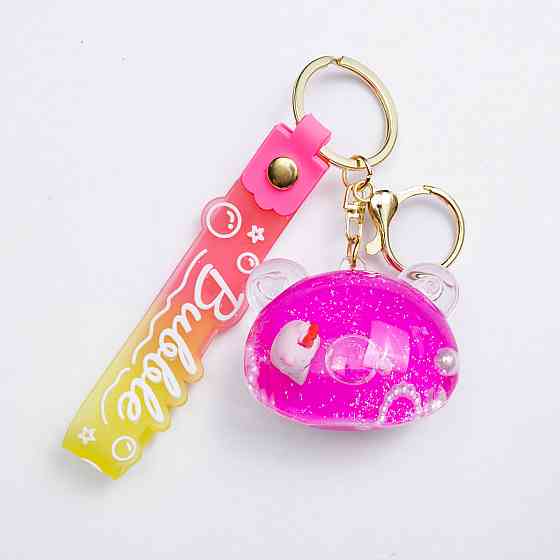 Дитячий брелок Hello Kitty Bear 4×4.5 (см) для ключів, на сумку і рюкзак HP-55-33BEAR Київ