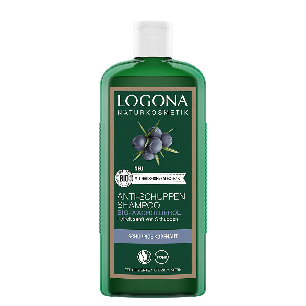БІО-Шампунь для сухої шкіри проти лупи Ялівець Logona 250 мл Київ - фото 1