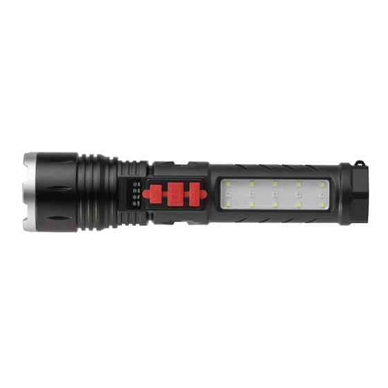 Ліхтар ручний мульти, 6 режимів INTERTOOL LB-0125 Київ