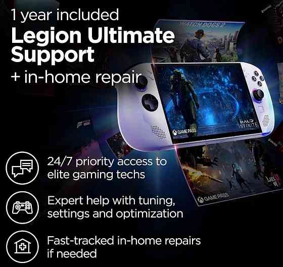 Lenovo Legion Go S 1 TB Glacier White - AMD Ryzen Z2 Go \ 32GB \120 Hz. Киев