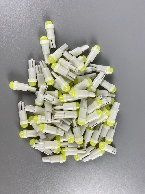 Лампа LED автомобільна робоча 12V COB chip цоколь Т5, освітлення панелі приладів Мукачево - фото 7