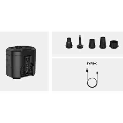 Насос для надувних меблів Flextail Evo Pump 3, 1000 л/хв, чорний (EP3G1300-BK-i) Вінниця