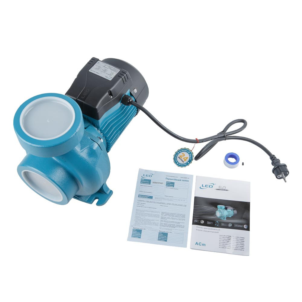 Насос відцентровий 2.2кВт Hmax 17.5м Qmax 1100л/хв 3" LEO 3.0 ACm220B3 (775284) Рівне - фото 2