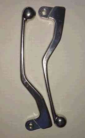 Важелі керма мотоцикл Ява 360, 634, 250 6V (пара) (алюміній) (хром, + втулка) (Тайвань) Мукачево