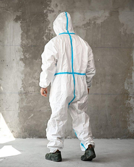 Комбінезон захисний від пилу, бруду, рідин, інфекцій, статичної електрики BeSafePro MASTER strong Одеса - фото 3