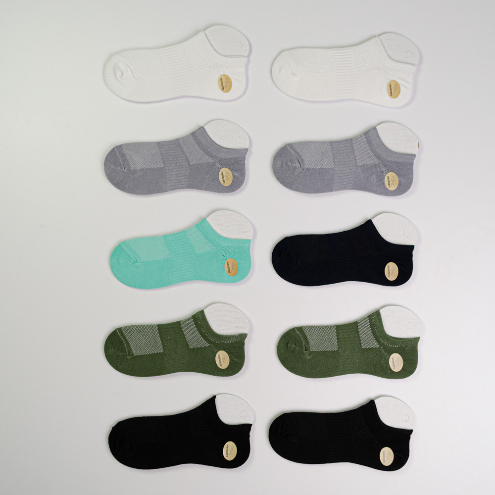 Набір шкарпеток чоловічих бавовняних 10 пар Youstar 062 Сліди 41-47 Різні кольори Суми - фото 1