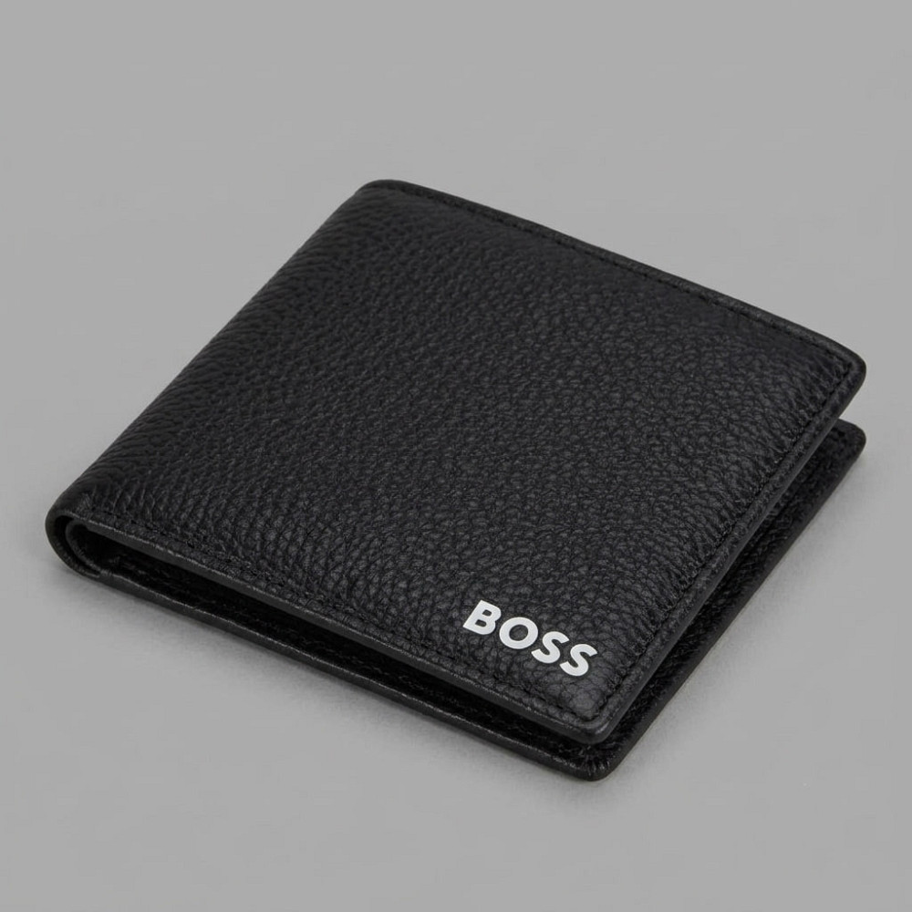 Мужской брендовый кожаный кошелек Boss (7703-1) Киев - изображение 3
