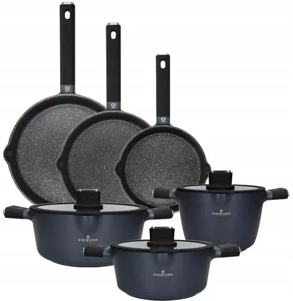 Zwieger Vesna Zestaw 3 Garnków Z Pokrywkami + Сковорідки 20/24/28cm (ZVESNA31) Київ - фото 1