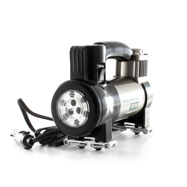 Автомобільний компресор Uragan 90190 однопоршневий 35 л/хв з ліхтарем Харків - фото 1