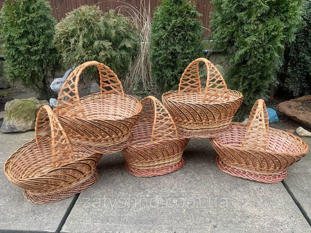 Кошик великодні плетені з лози Київ - фото 4