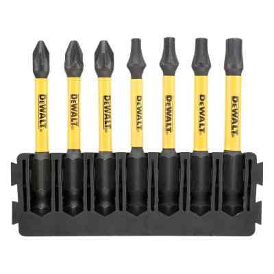 Набір біт DeWALT в касеті для Tough Case, FlexTorq, L57 мм, Рz1, Рz2-2шт,T15,T20,T25,T30 (DT70823) Вінниця