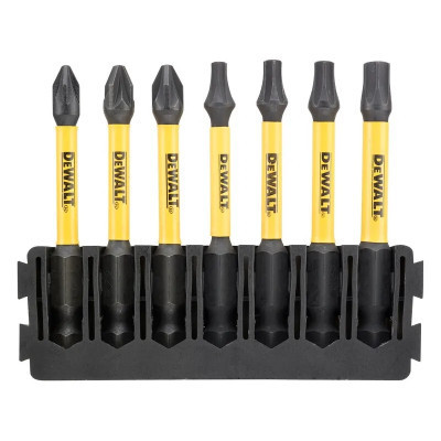 Набір біт DeWALT в касеті для Tough Case, FlexTorq, L57 мм, Рz1, Рz2-2шт,T15,T20,T25,T30 (DT70823) Вінниця - фото 1