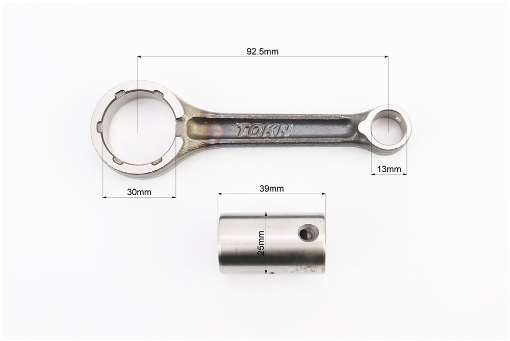 Шатун колінвалу JH70(110) 123мм (палець 25мм) Київ - фото 2