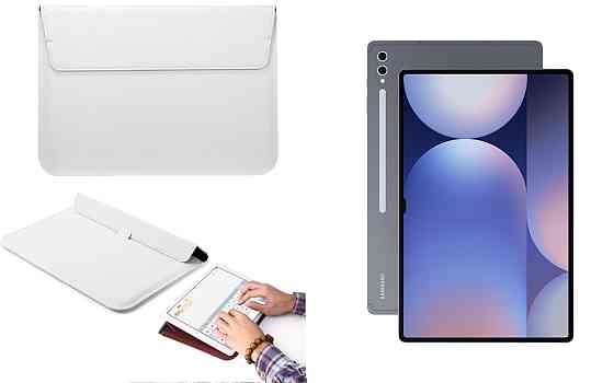Чохол-конверт VitoCase для Samsung Galaxy Tab S10+, S10 Ultra 5G, з функцією підставки для планшета Білий Київ